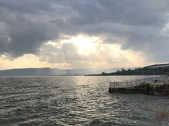 Jacobsladder bij het meer van Galilea (Genesis 28:12)